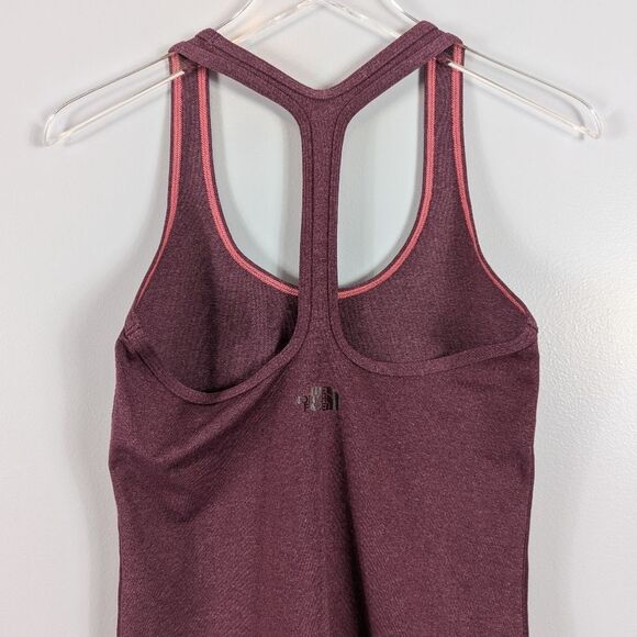 The North Face Maroon Racer Back Tank Top Women's Medium - Picture 6 of 7
